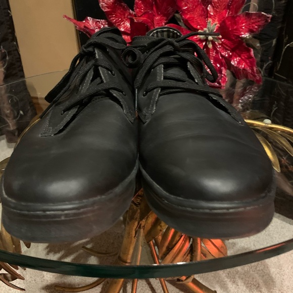 Skechers Men’s black leather Chukka shoessize11.5 - Picture 8 of 8